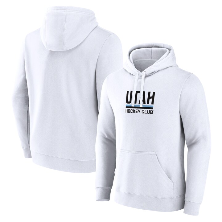 White Utah Mammoth Secondary Logo pullover hoodie